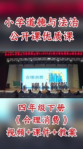 小学道法《合理消费》公开课优质课一等奖
