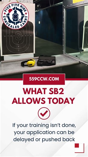 A common question after SB2: Should you apply for your CCW first, or take the class first? ⚖️