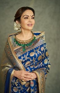Premium Neeta Ambani Banarasi Katan Silk Saree | Soft Handloom Border Lace Work Saree | Wedding Partywear | Silk Mark Certified|nisa FABRICS - Etsy