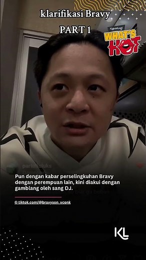 Bravy Ungkap Dirinya Putus Dari Erika Carlina Karena Selingkuh