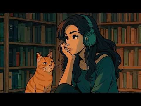 The Library Cat | Warm Lo-Fi for for Reading & Studying