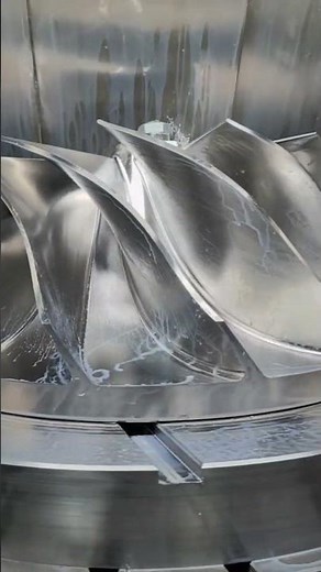 5-axis machining of impellers and turbochargers. #cnc #cncmachining #5axis #cncmachine #machining