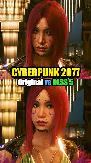 DLSS 5 vs Cyberpunk 2077 #shorts #cyberpunk