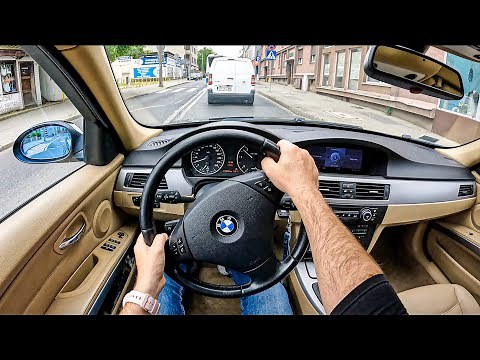 2007 BMW 3 [2.0 320D 163HP] |0-100| POV Test Drive #1297 Joe Black