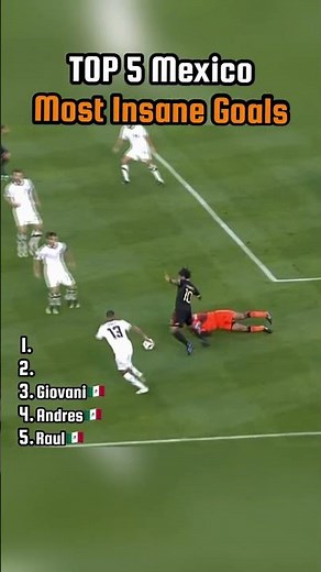 Top 5 Greatest Mexico Football Moments of All Time 🇲🇽⚽🔥 #Shorts