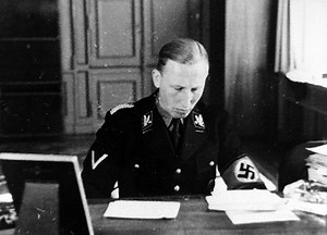 Reinhard Heydrich: 'The Fuhrer has declared his determination to destroy European Jewry', Nazi Wansee Conference, outlining Final Solution - 1942 — Speakola