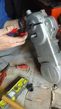 Install scooter kickstarter shaft in under 3 minutes