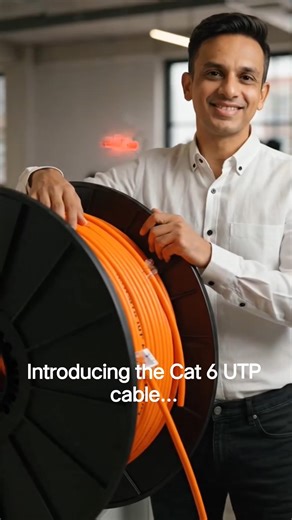 Cat 6 UTP Copper Cable #itprofessional #networking #cable #coppercable