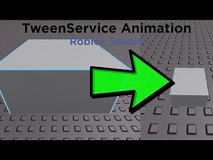How to Animate Parts and Guis with TweenService - Roblox Studio