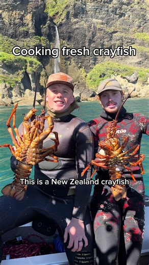 Crayfish catch and cook with @biigwaterguy… yum #crayfish #seafood #lobster #outdoors