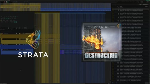 Physics Destruction (物理破坏) 音效合集预告片｜多音轨音效库 Strata