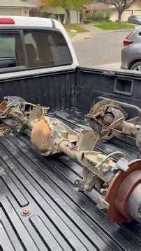 D44 acquired. 3.73 gears, open diff, disc converted. Full restoration. #jeep #welder #mechanic #tj