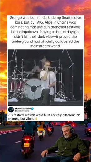 When Grunge Took Over The World 🌍 #LiveMusic #PopCulture #Rock #AliceInChains