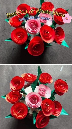 Diy Best Out of Waste Ideas in just 5 Minutes !😍(Easy Paper Craft)#shorts #craft #diy #trending