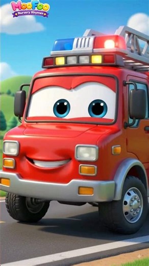 🚒 Volcano Rescue Cars Song 🌋 | Fire Truck Saves the Day | Car Nursery Rhymes for Kids