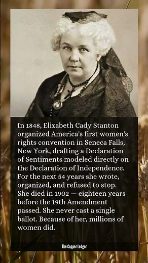 She spent 54 years fighting for women's right to vote — and died 18 years early.