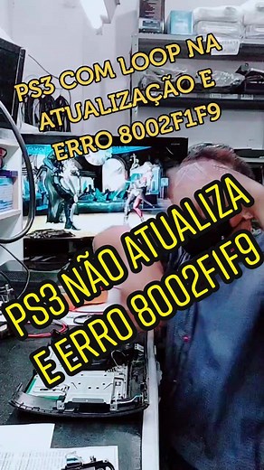 Como resolver o erro 8002f1f9 no PS3