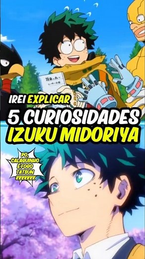 🥦🤔 5 Facts about Izuku Midoriya! My Hero Academia (Deku)