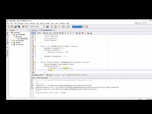 tutorial membuat Quick sort menggunakan aplikasi java netbeans