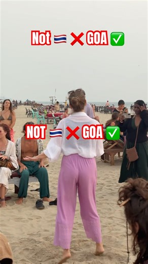 Foreign feet on fire! 🌅🥁 Lost in Goa's beach drum circle magic