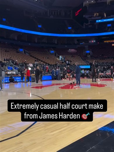 James Harden's Casual Half Court Shot Highlights