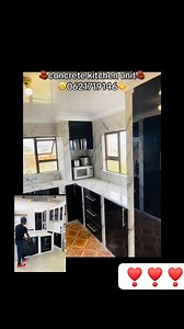 6.8K views · 51 reactions | Concrete Kitchen unit made with bricks隣The number is on the video.In building i can see we learn new things everyday and the kitchen cupboards are looking so beautiful. | Rural life with V | Facebook