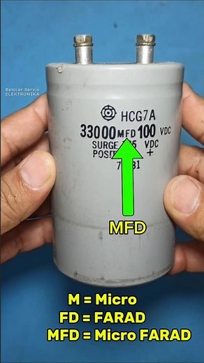 Writing the Micro Farad value on the electrolytic capacitor #shorts #diy #automobile #electronic