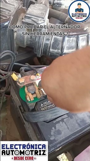 How to test the alternator without tools #learnmechanics #mechanicworkshop #mechanic #automobile
