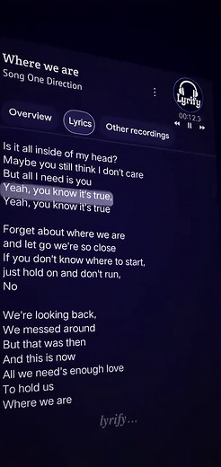 Where We Are: One Direction Lyrics and Music
