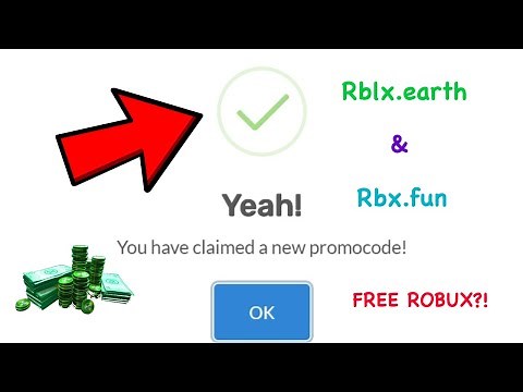 *2 ROBUX PROMO CODES?!* On (Rbx.fun, Rblx.earth)