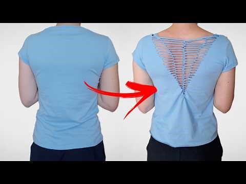 🔥Incredible No-Sew T-Shirt Upcycling: Weaving Techniques for Beginners!