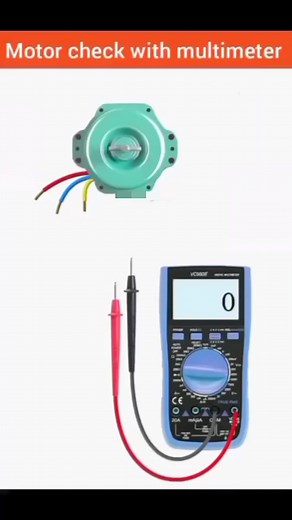 Motor testing with multimeter | Electrical Engineering World