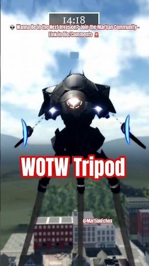 War of The Worlds Tripod Gameplay #WarOfTheWorlds #Tripods #wotw #alien #scifi #game