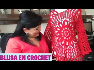 HOW TO CROCHET A BLOUSE 🍒 🍒 VERY EASY AND QUICK | I Knit with Laura Cepeda