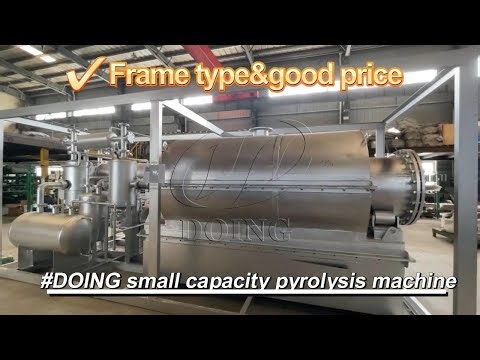 Portable Pyrolysis Unit Free-Installation, Processing Aluminum-Plastic Film Tires Plastics Sludge.