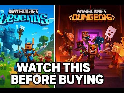 Watch This Before Buying Minecraft Legends & Minecraft Dungeons