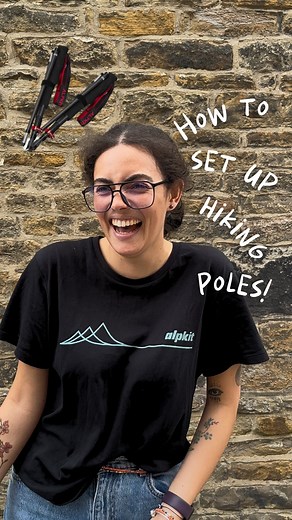 How to set up your hiking poles ➡️ It might seem easy but we often get questions on how to fully extend hiking poles to make sure there’s no movement! Here’s Phoebe’s demo 🫶✨ #Alpkit #HikingTips | Alpkit