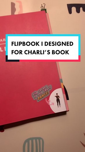 Yep, there’s a flip book #charlidamelio #charli #essentiallycharli #bookdesign #flipbook