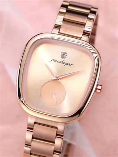 POEDAGAR Top Fashion Woman Wristwatch Waterproof Stainless Steel