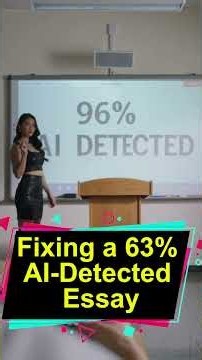 Turnitin AI Check & Manual AI Reduction | From 63% AI Without Using Tools
