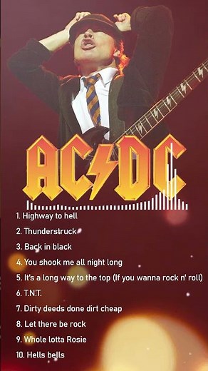 AC/ DC Lyrics / AC/ DC Greatest Hits Full Album 2024