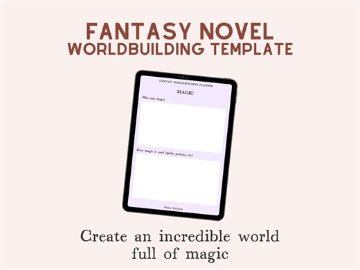 Fantasy Setting Planning Template for Worldbuilding and Lore (PDF) - Etsy Australia