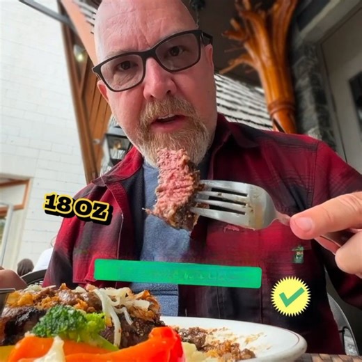 The Grizzly House in Banff presents the colossal 18oz Alberta RIBEYE!