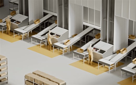 拟人化的渲染很有趣Autostore — FusionPort