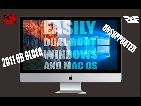 *UPDATE* EASILY Dual-Boot Windows 10 8 7 On An Unsupported Mac (2011 or Older) | Tutorial | RC Films