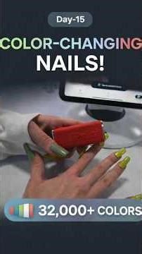 32,000 Color Changing Nails?! iPolish Smart Nail Technology