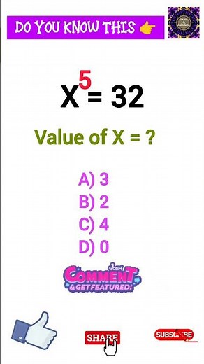 Which is the correct answer 🤔👀 I am confused😕😵 Mathematics Exponent Quiz 🎯 🧩 puzzle