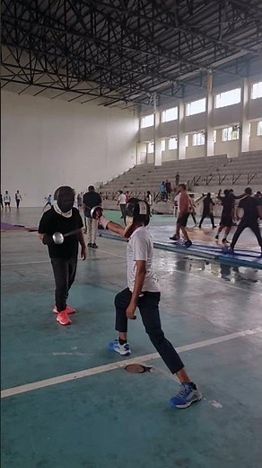 fencing class epee lesson 🫡