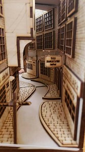 DIY Alley Book Nook Kit: Wooden Bookshelf Diorama (unassembled) - Etsy