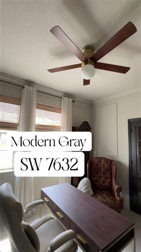 Soft Neutral Paint Color - Modern Gray #diy #homedecor #interiordesign #homeinspiration